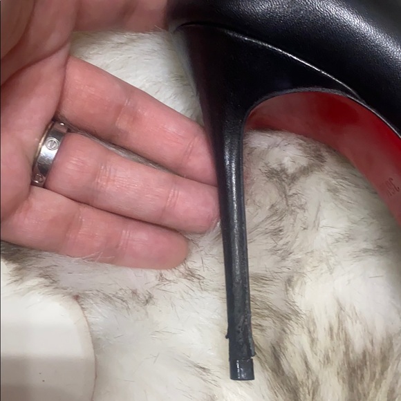 Red bottoms décolleté , Nappa shiny. Used 3 times - Picture 5 of 7